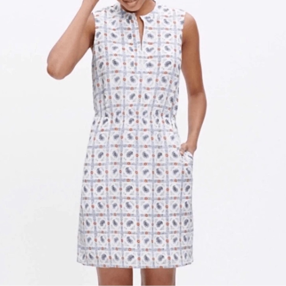 Madewell Sleeveless Patterned Dress